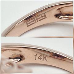 EFFY 14K Rose Gold Radiant Cut 